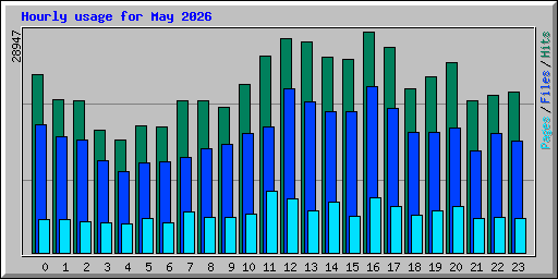 Hourly usage for May 2026